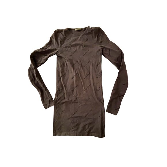 Balenciaga Womens Long Sleeve Black Top S - Picture 1 of 10